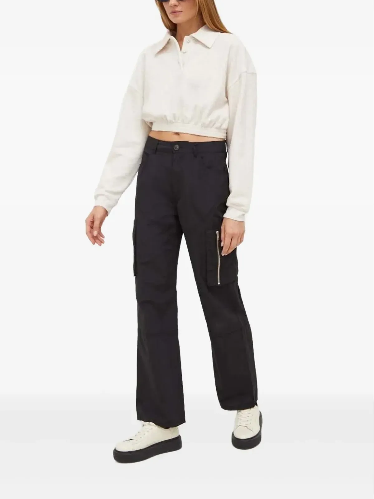 American Vintage ポロネック クロップトップ - 画像2