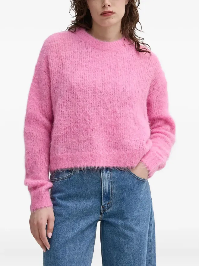 American Vintage American Vintage フワフワ クルーネック ジャンパー - ピンクの商品画像