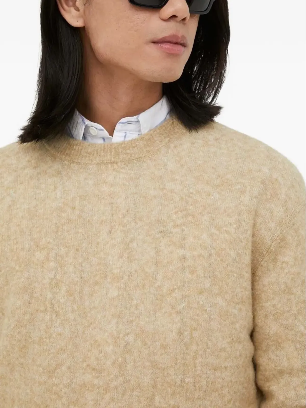 American Vintage Razpark brushed crew neck jumper - 画像3