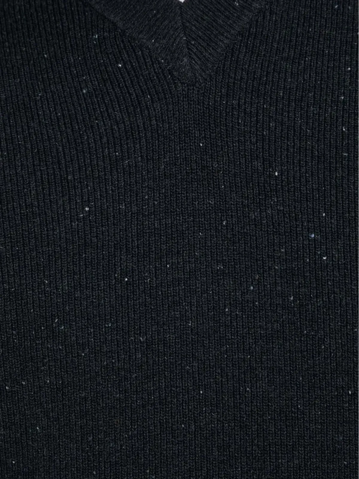 American Vintage スペックルドVネックセーター - 画像4