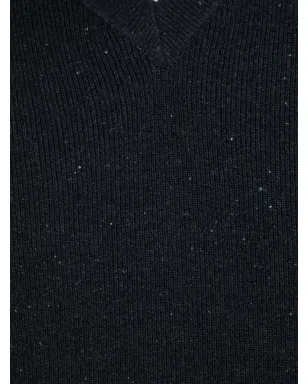 American Vintage スペックルドVネックセーター - サムネイル4