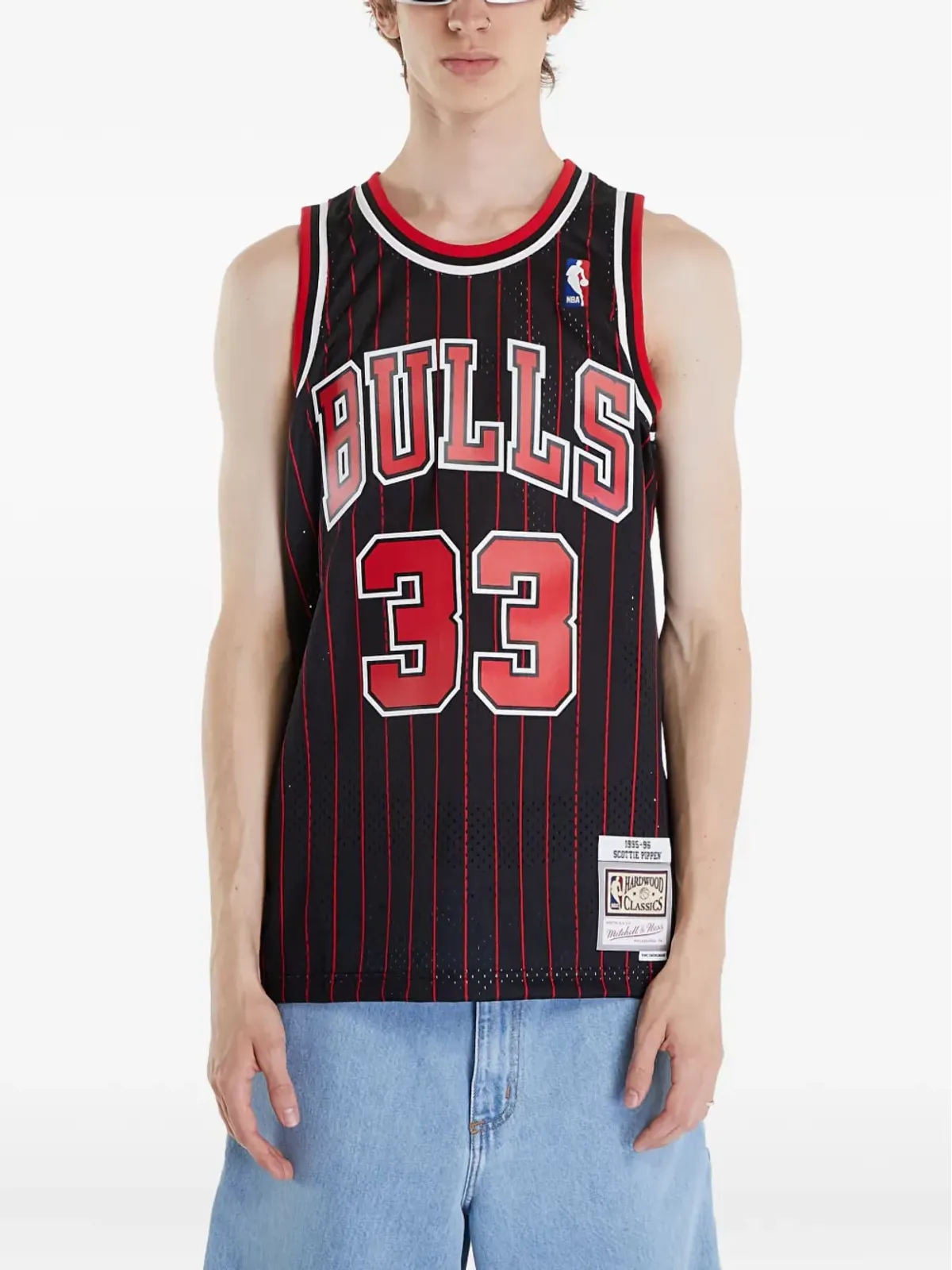 Mitchell & Ness シカゴ・ブルズ「スコッティ・ピペン」ジャージー ブラック - 画像3