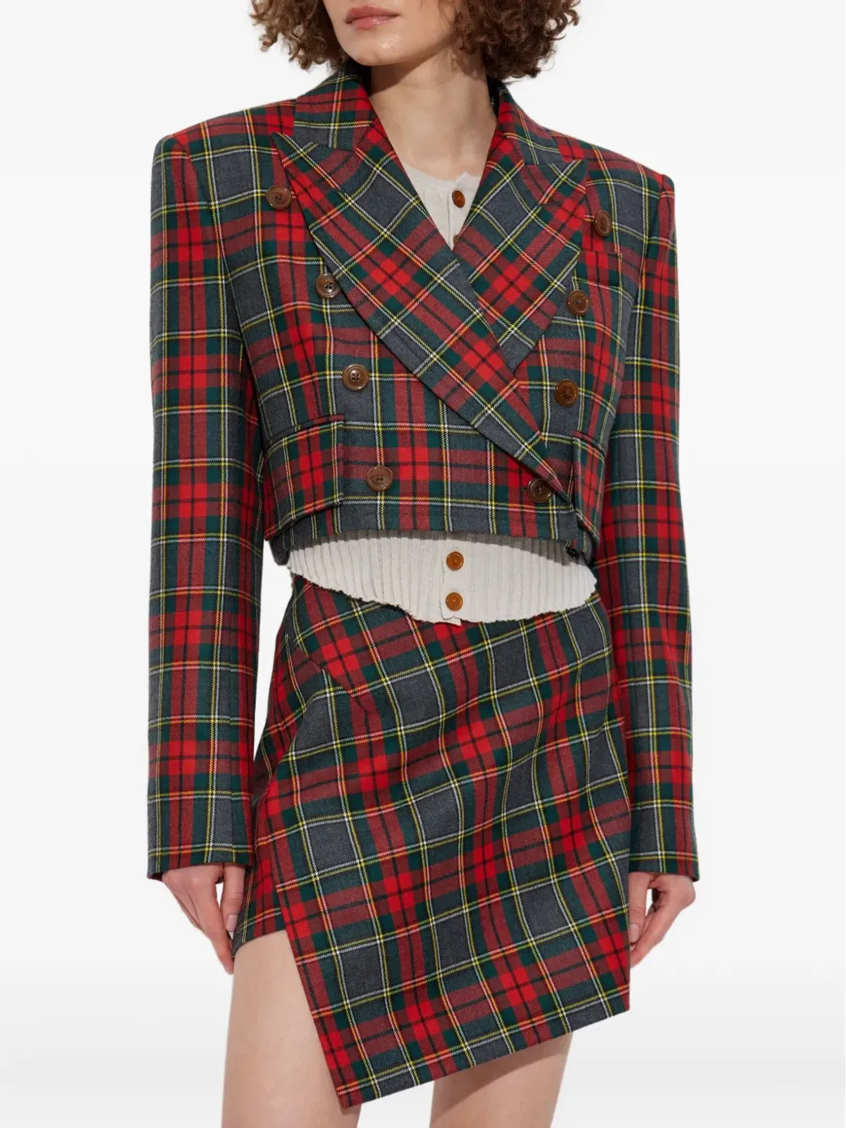 Vivienne Westwood ダブルブレストブレザー - レッド - 画像3
