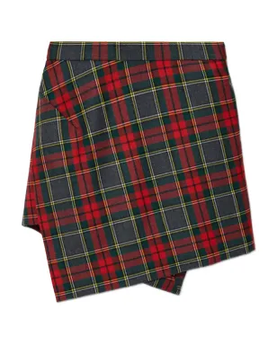Vivienne Westwood アシンメトリック チェック柄 ミニスカート - サムネイル1