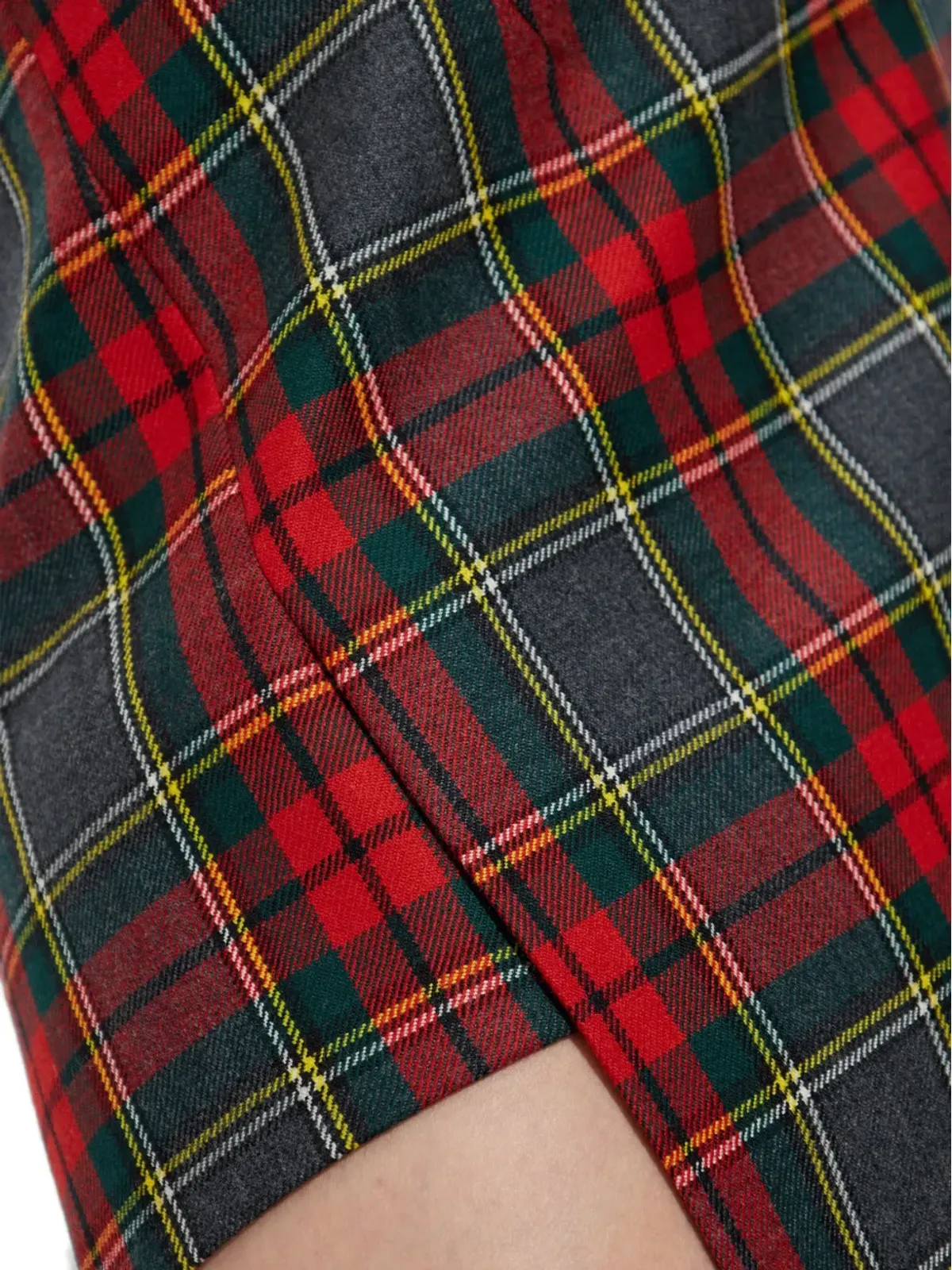 Vivienne Westwood アシンメトリック チェック柄 ミニスカート - 画像5