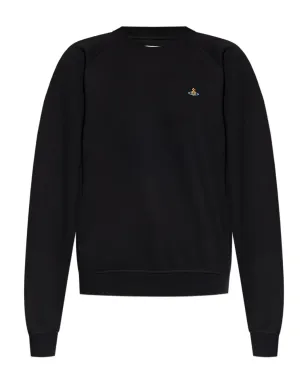 Vivienne Westwood クルーネック刺繍スウェット ブラック - サムネイル1