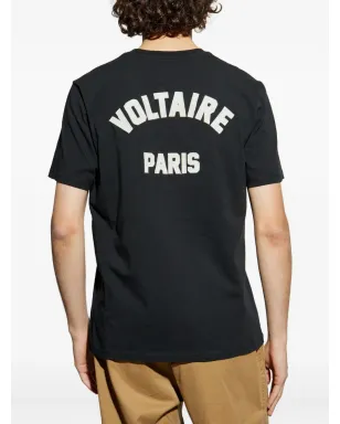 Zadig&Voltaire ブラックのクルーネックTシャツ - サムネイル4