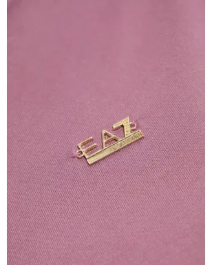 Ea7 Emporio Armani ロゴプレートTシャツ - ピンク - サムネイル5