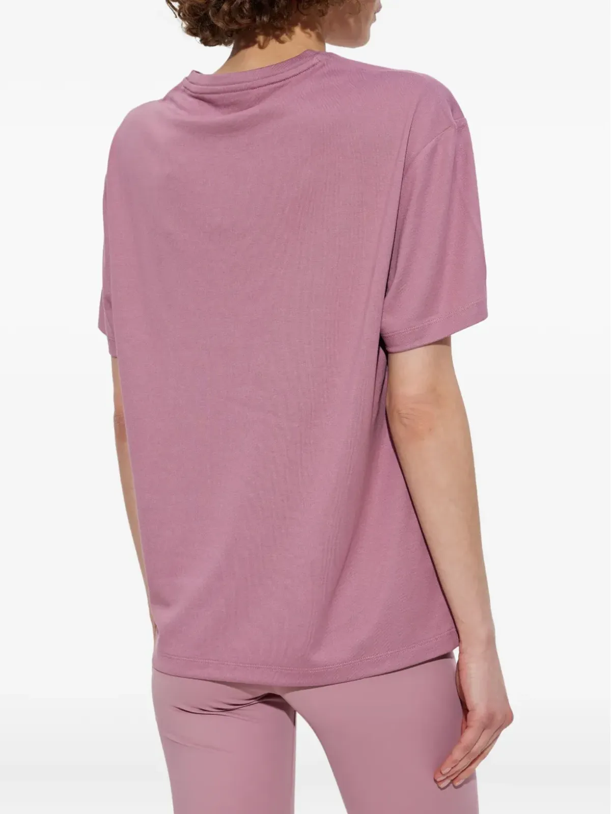 Ea7 Emporio Armani ロゴプレートTシャツ - ピンク - 画像4