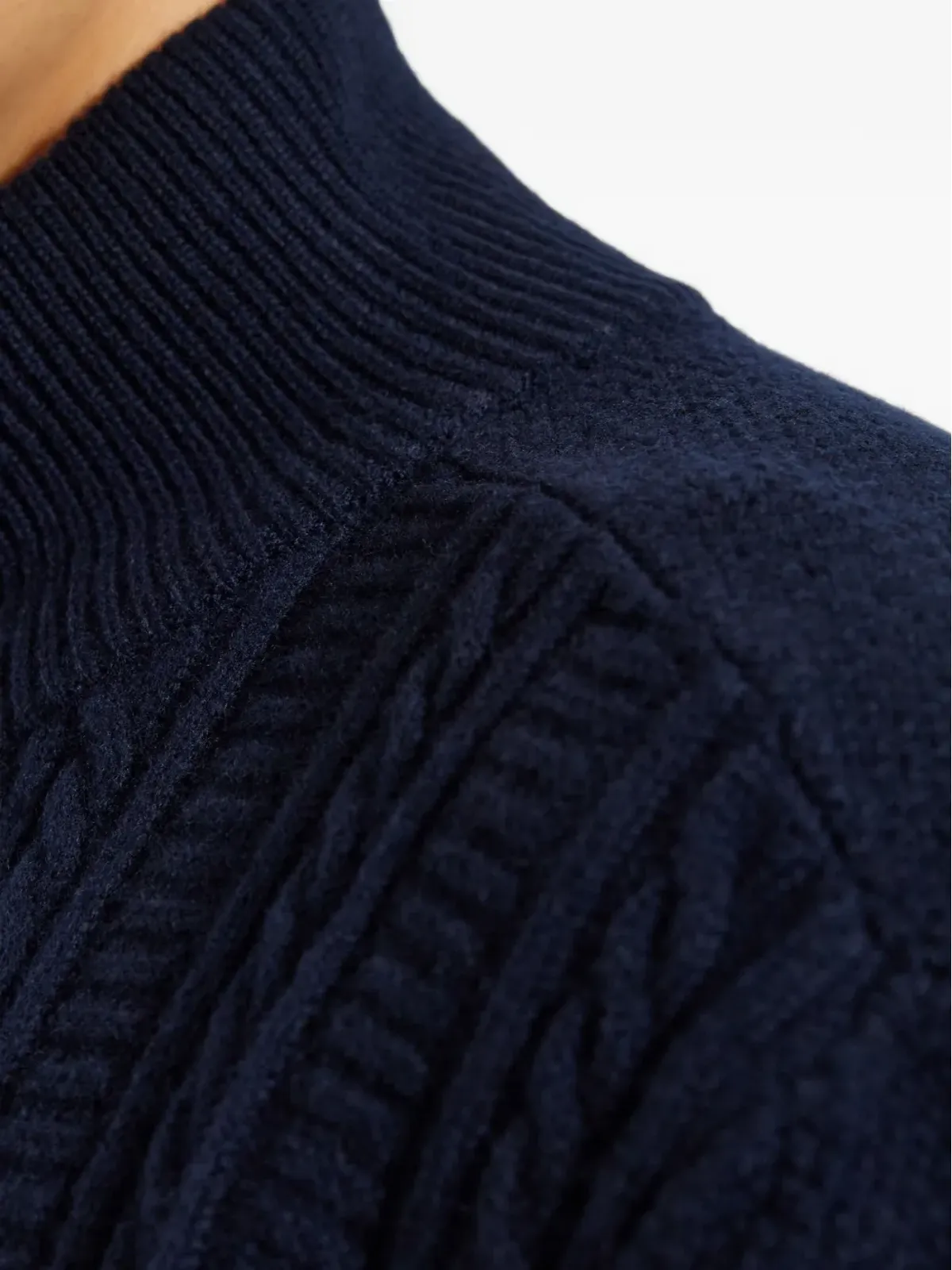 A.P.C. ヴァージンウールセーター ブルー - 画像5