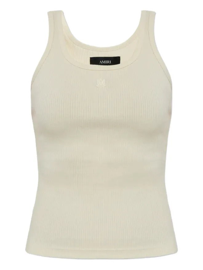 AMIRI AMIRI リブ編み ノースリーブ タンクトップの商品画像