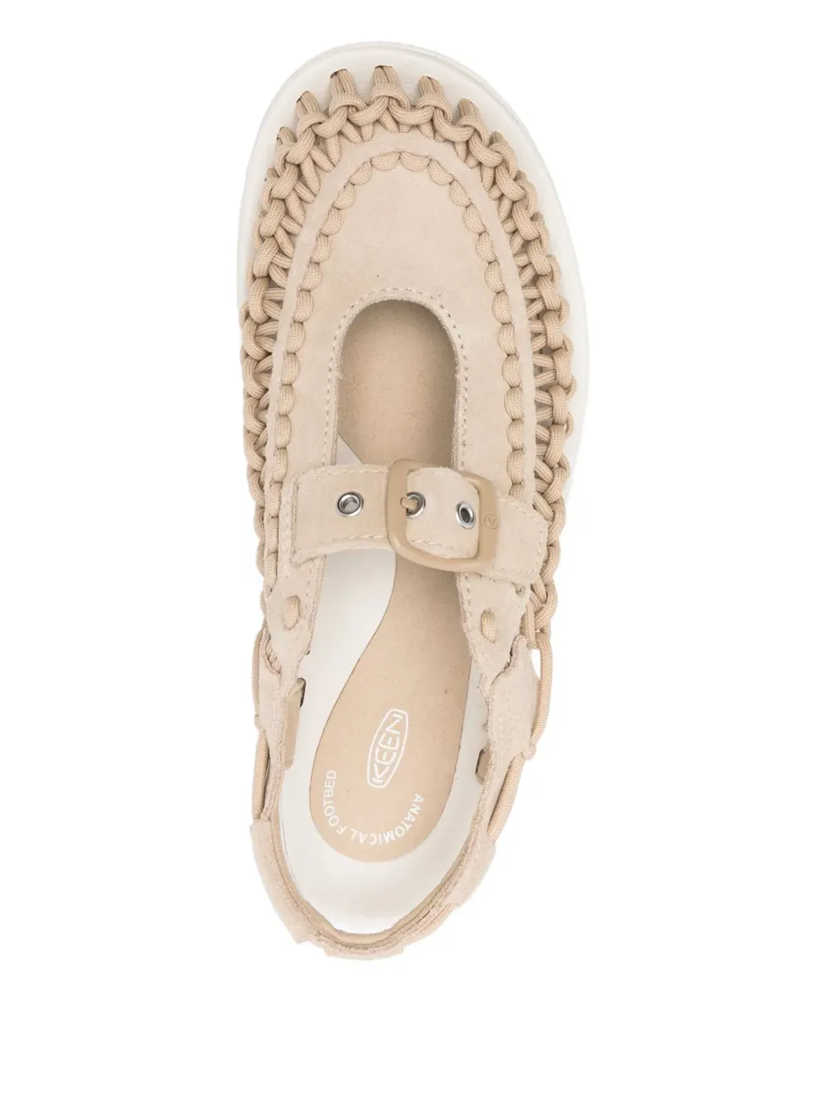 KEEN FOOTWEAR Uneek woven platform sandals - Neutrals - 画像4
