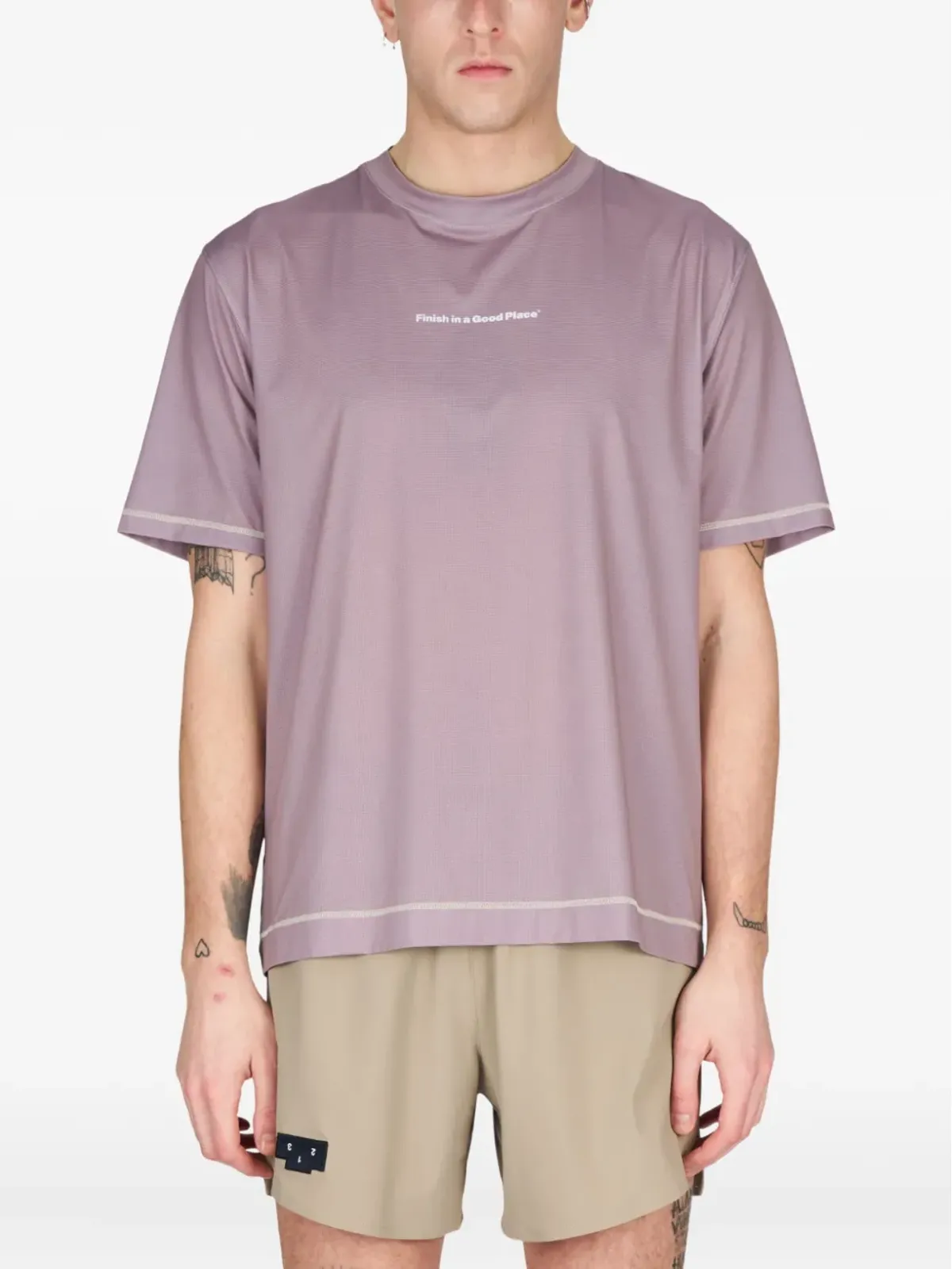 UNNA テキストプリント Tシャツ - 画像3
