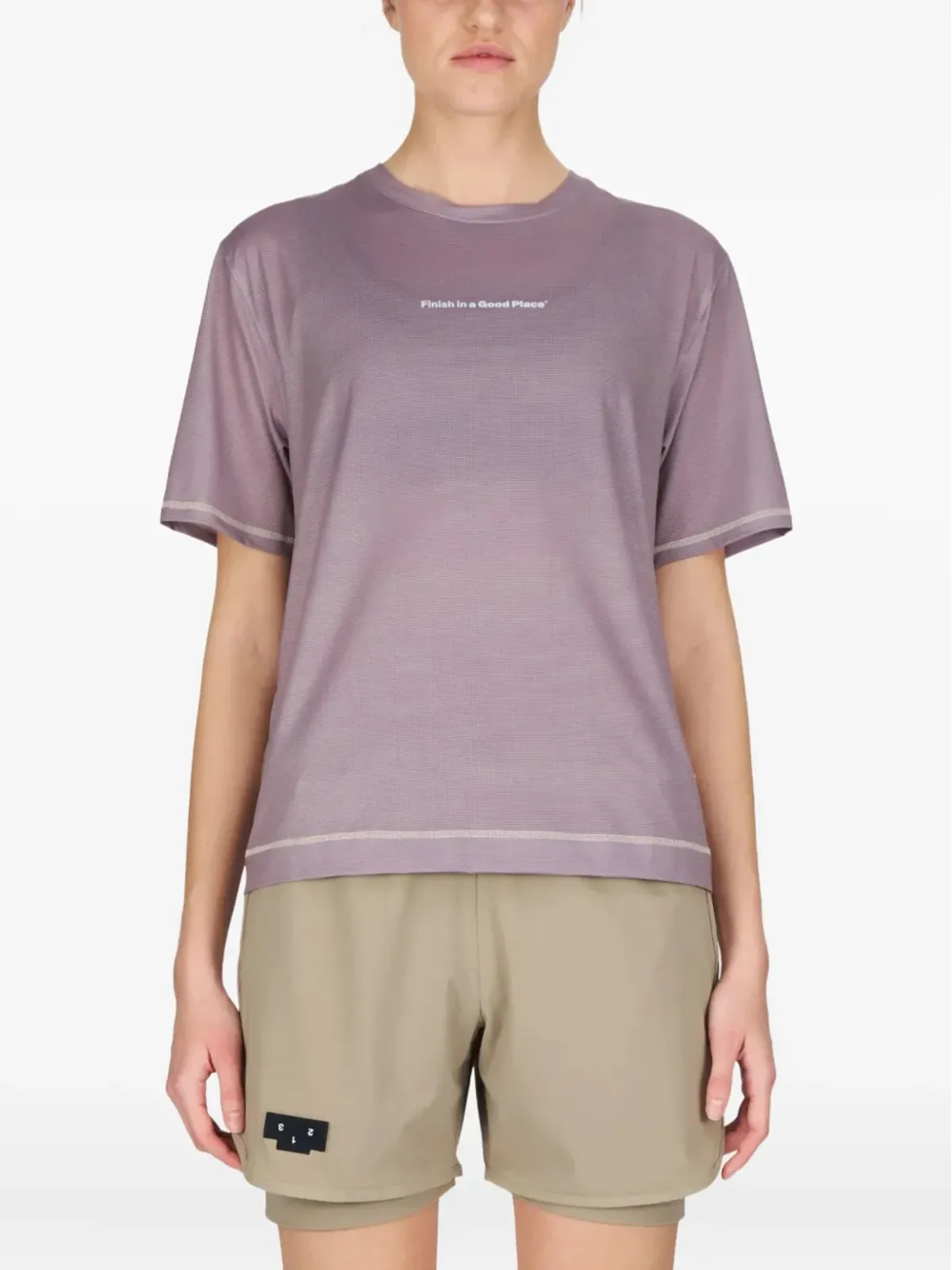 UNNA テキストプリント Tシャツ - 画像4