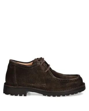Astorflex Beenflex suede lace-up boots - Brown - サムネイル1