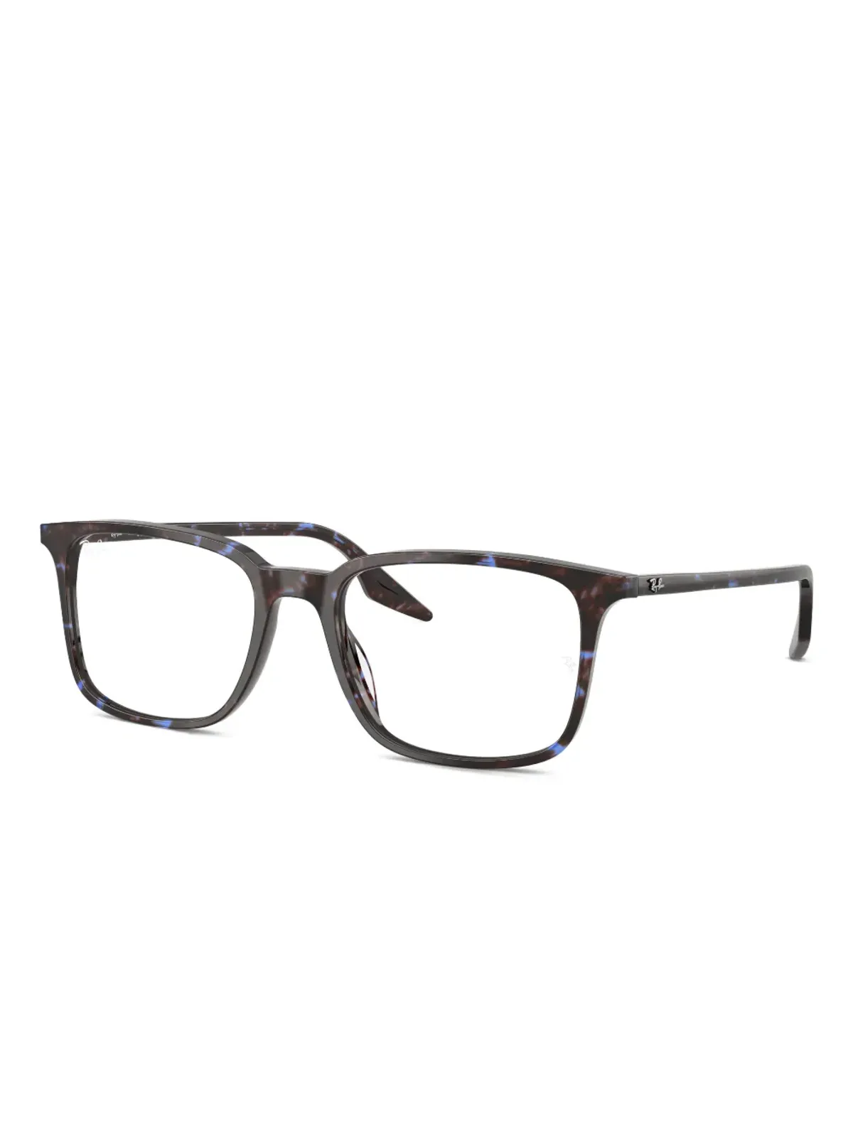 Ray-Ban RB5421 べっ甲柄スクエアフレーム眼鏡 - ブルー - 画像2