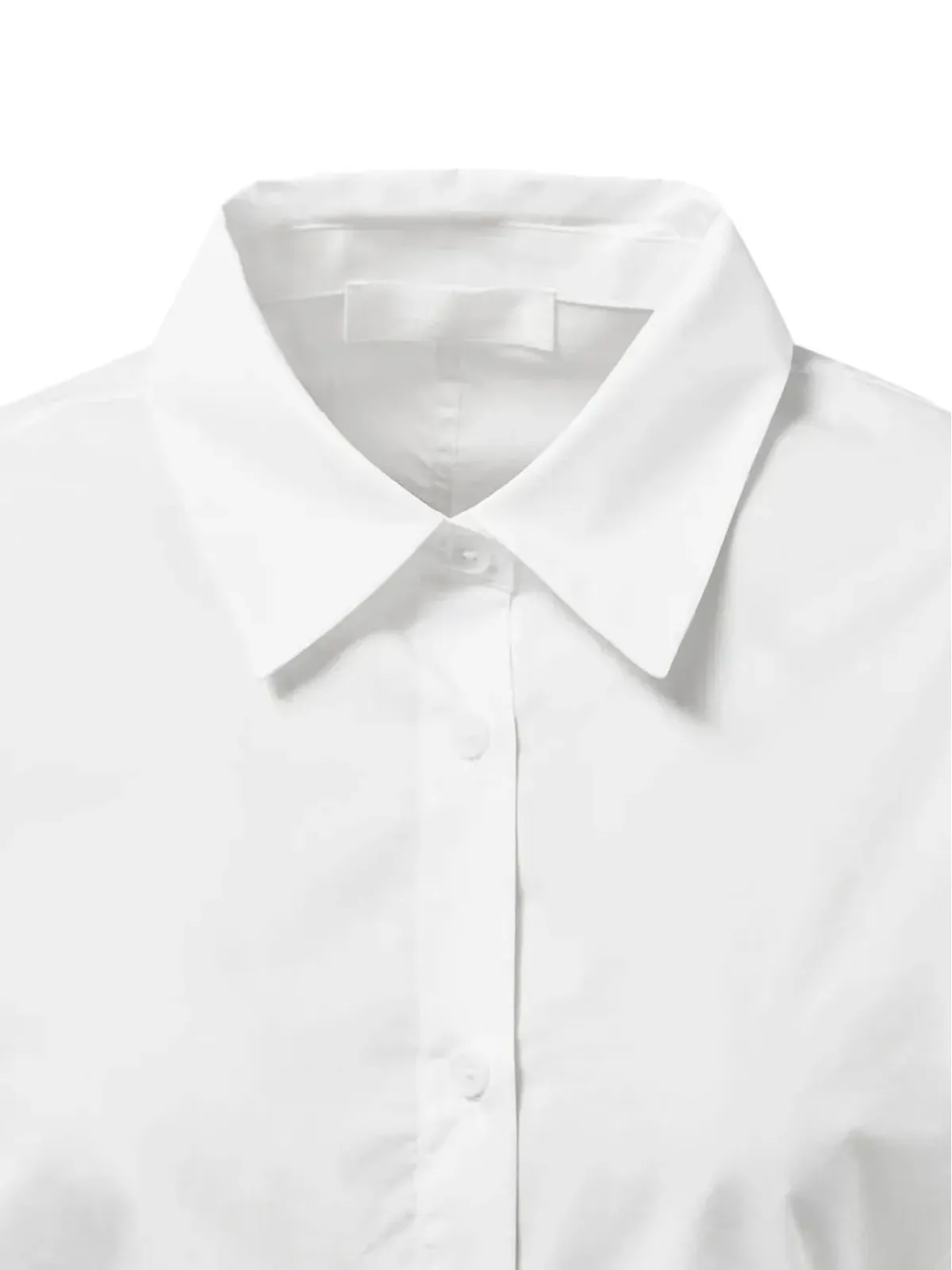 Amomento 三分の四袖シャツ - White - 画像5