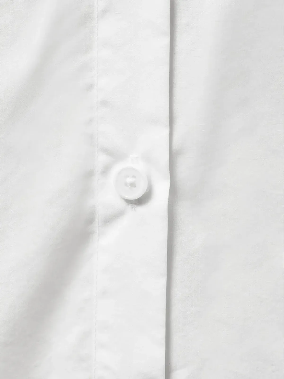 Amomento 三分の四袖シャツ - White - 画像4