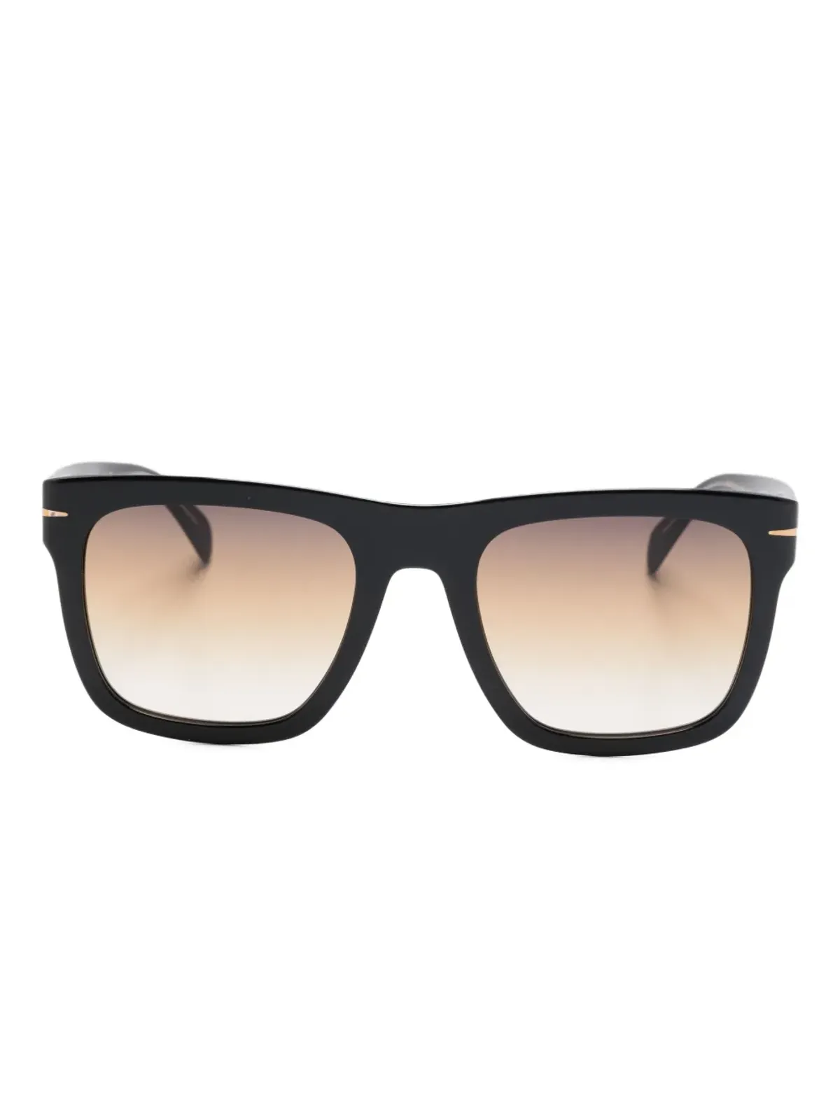 Eyewear by David Beckham スクエアフレーム サングラス - 画像1