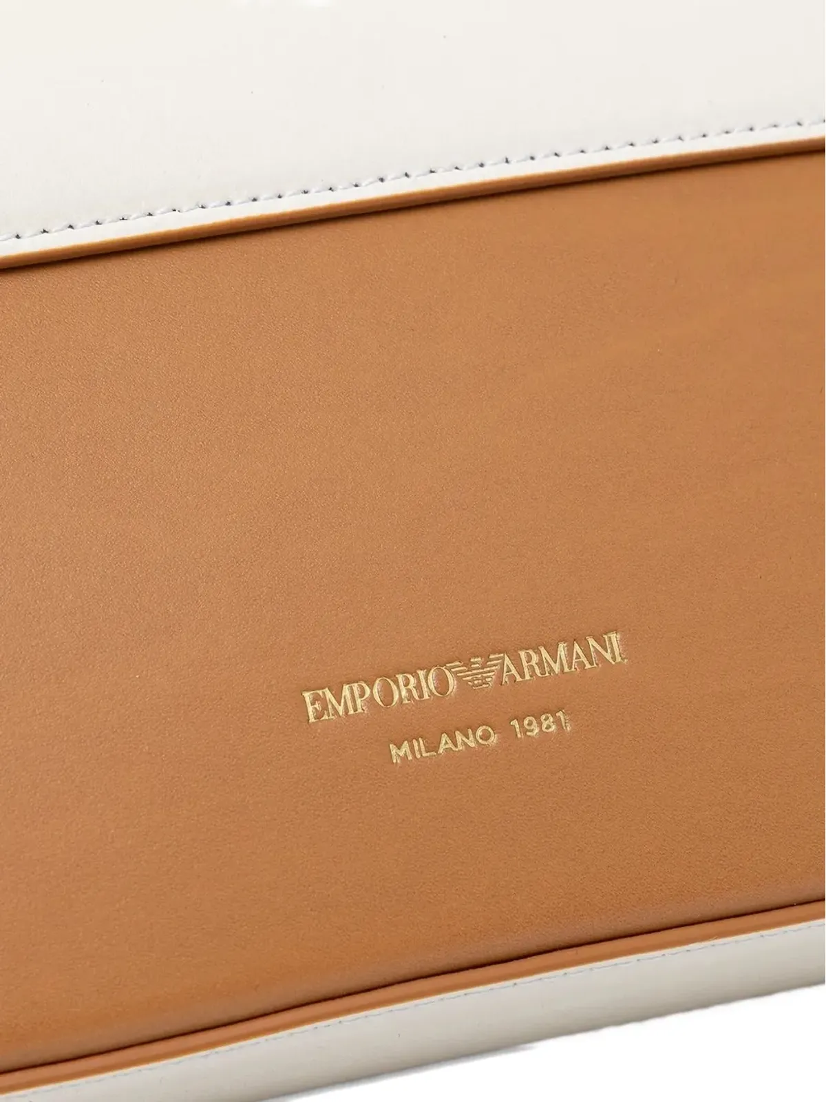 Emporio Armani ツートーン・クロスボディバッグ - 画像3