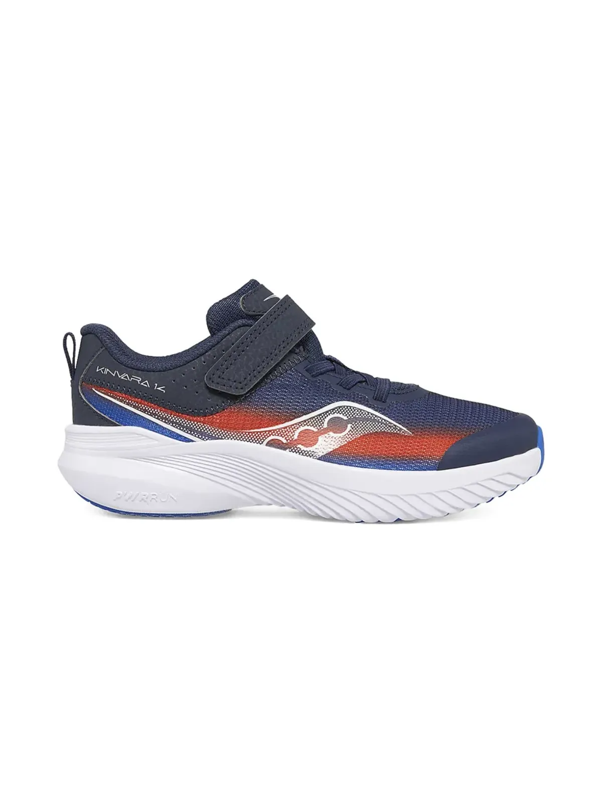 Saucony Kids Kinvara 14 A/C フックアンドループ スニーカー - 画像5