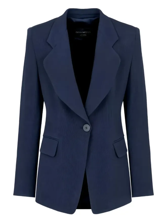 Emporio Armani Emporio Armani シングルボタン ノッチド・ラペル ジャケットの商品画像