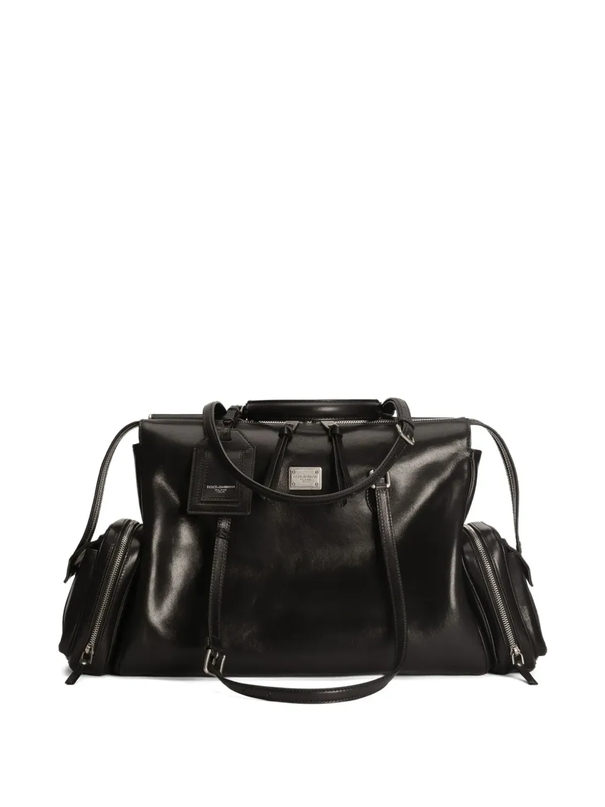 Dolce & Gabbana Vittoria ジップポケット トートバッグ - ブラック - 画像1