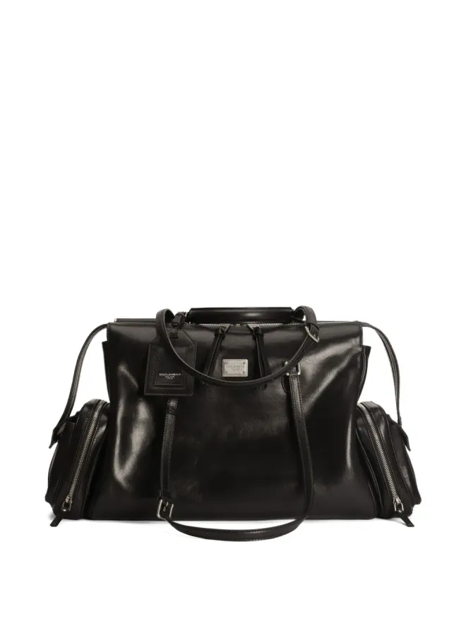 Dolce & Gabbana Dolce & Gabbana Vittoria ジップポケット トートバッグ - ブラックの商品画像