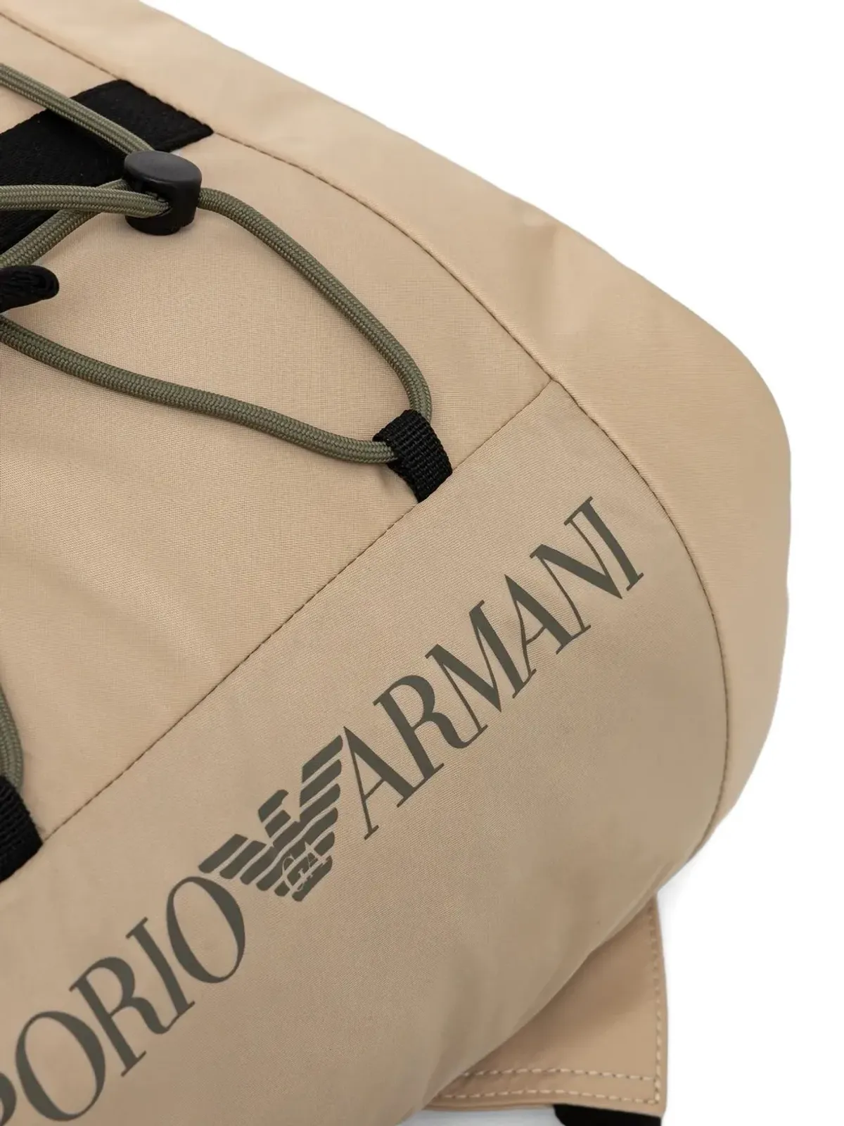 Emporio Armani Kids ロゴプリント ドローストリングバックパック - 画像3