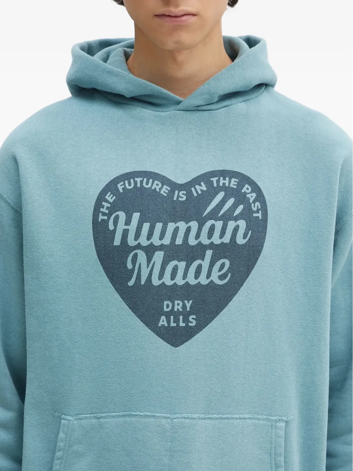 Human Made ハートロゴ フーディー ブルー - 画像4