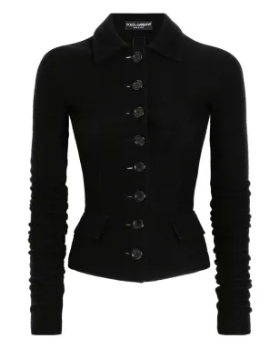 Dolce & Gabbana ウールクロス ジャケット（シングルブレスト） - ブラック - サムネイル1