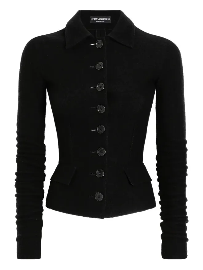 Dolce & Gabbana Dolce & Gabbana ウールクロス ジャケット（シングルブレスト） - ブラックの商品画像