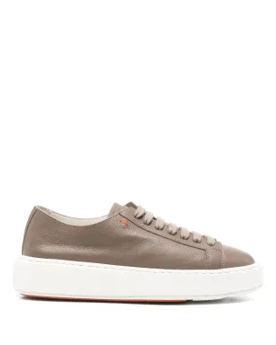 Santoni レースアップレザートレーナー - サムネイル1