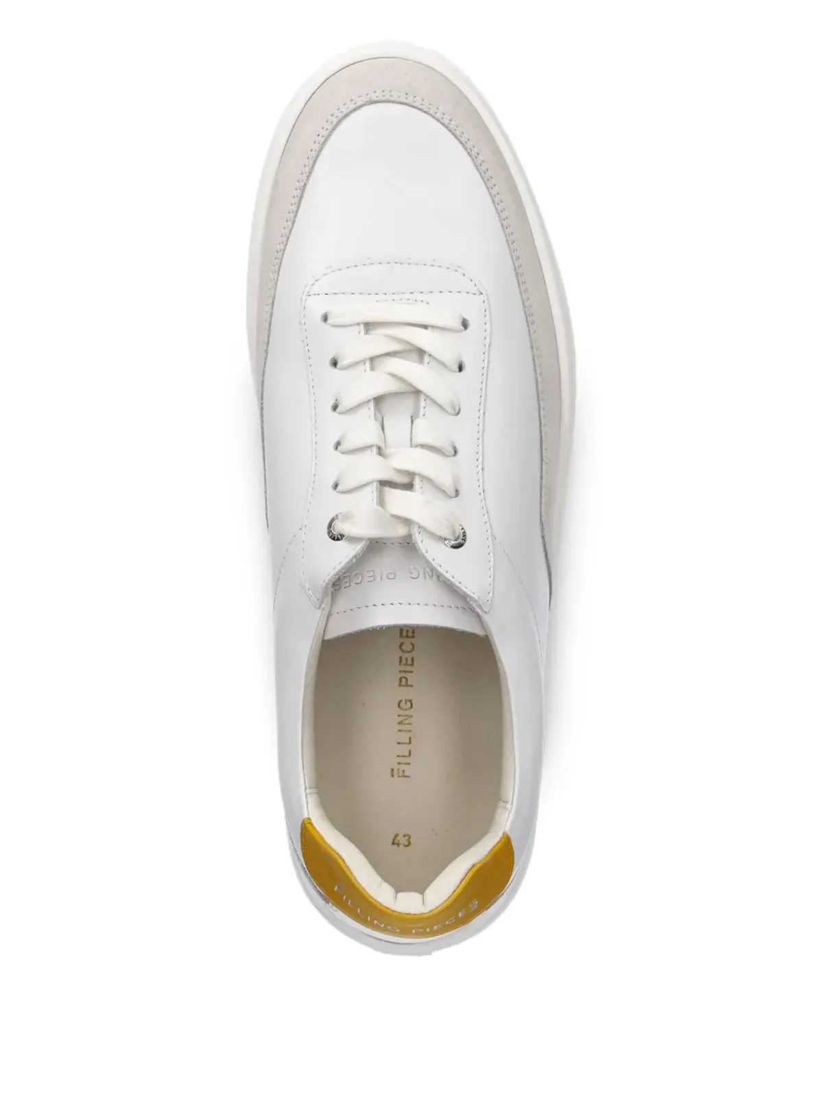 Filling Pieces モンド・スクワッシュ レザー スニーカー - 画像3
