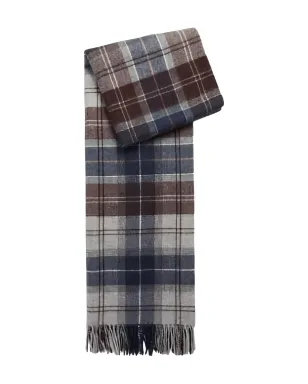Barbour チェック柄フリンジスカーフ - サムネイル2