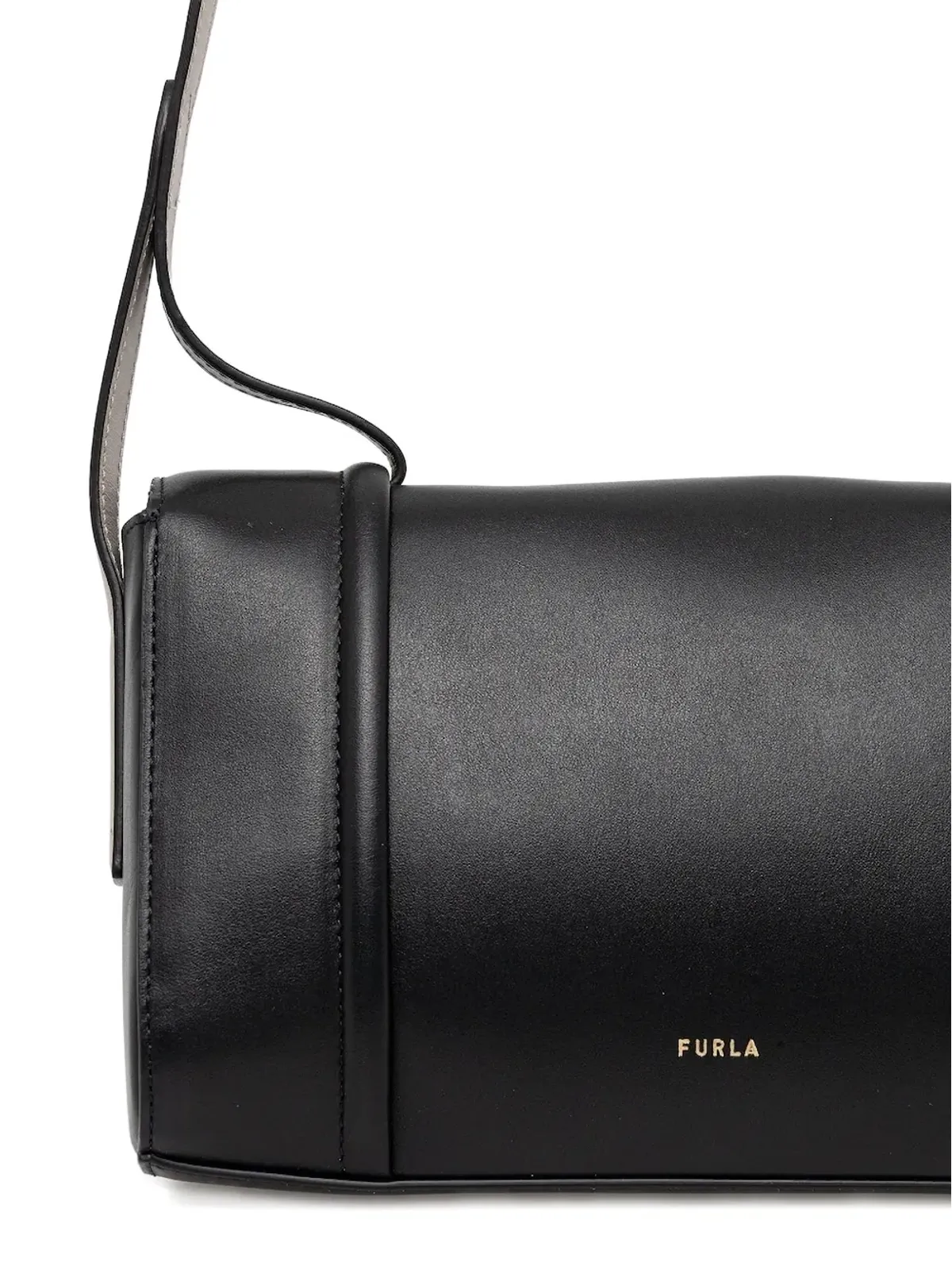Furla ミニ リヴァ S レザー フラップ クロスボディ バッグ - 画像2