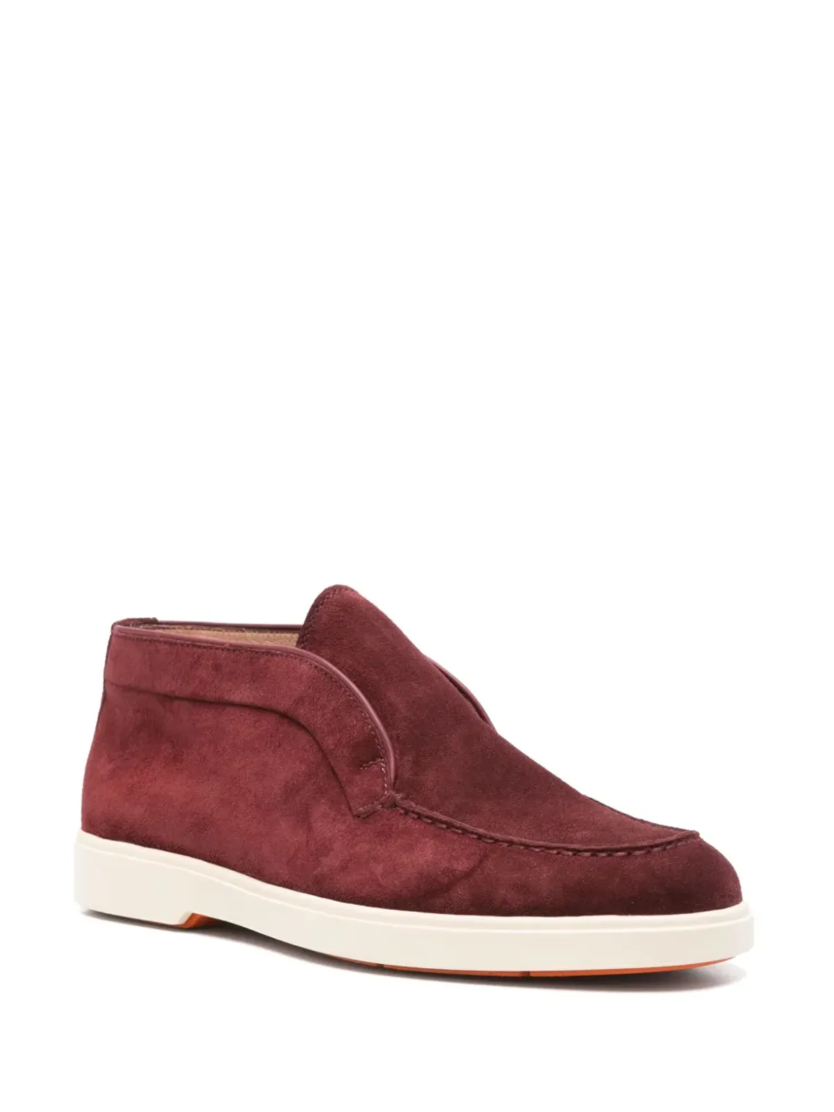 Santoni スエード アンクルブーツ - 画像2