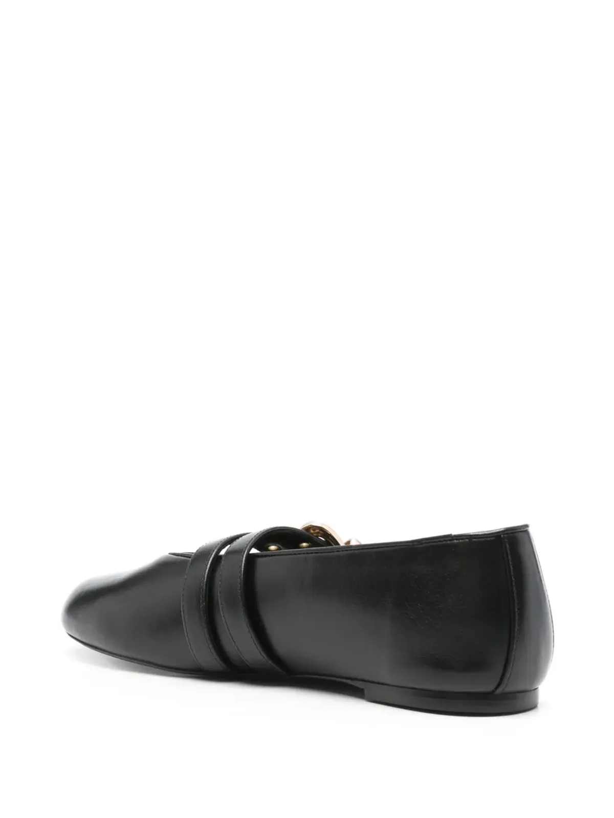 Stuart Weitzman ダブルバックル バレエフラット - 画像3