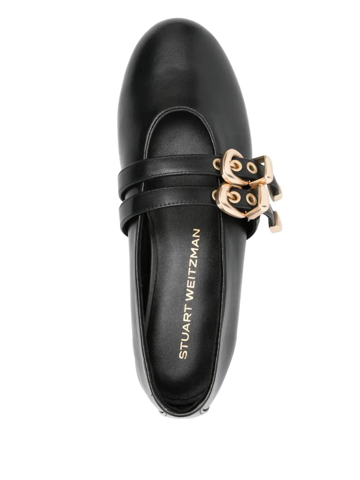 Stuart Weitzman ダブルバックル バレエフラット - 画像4