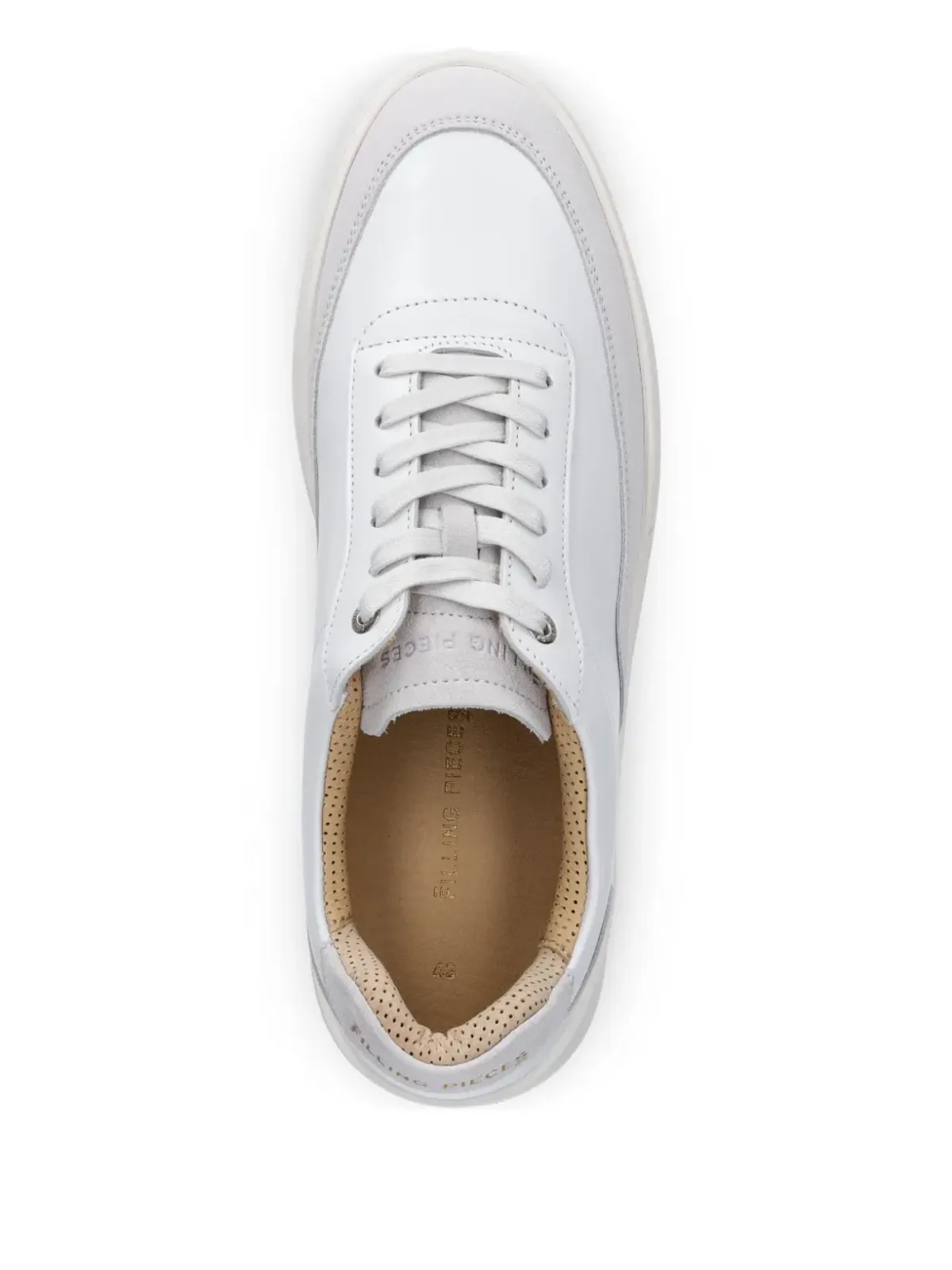 Filling Pieces モンド レザー パネルドスニーカー - 画像3