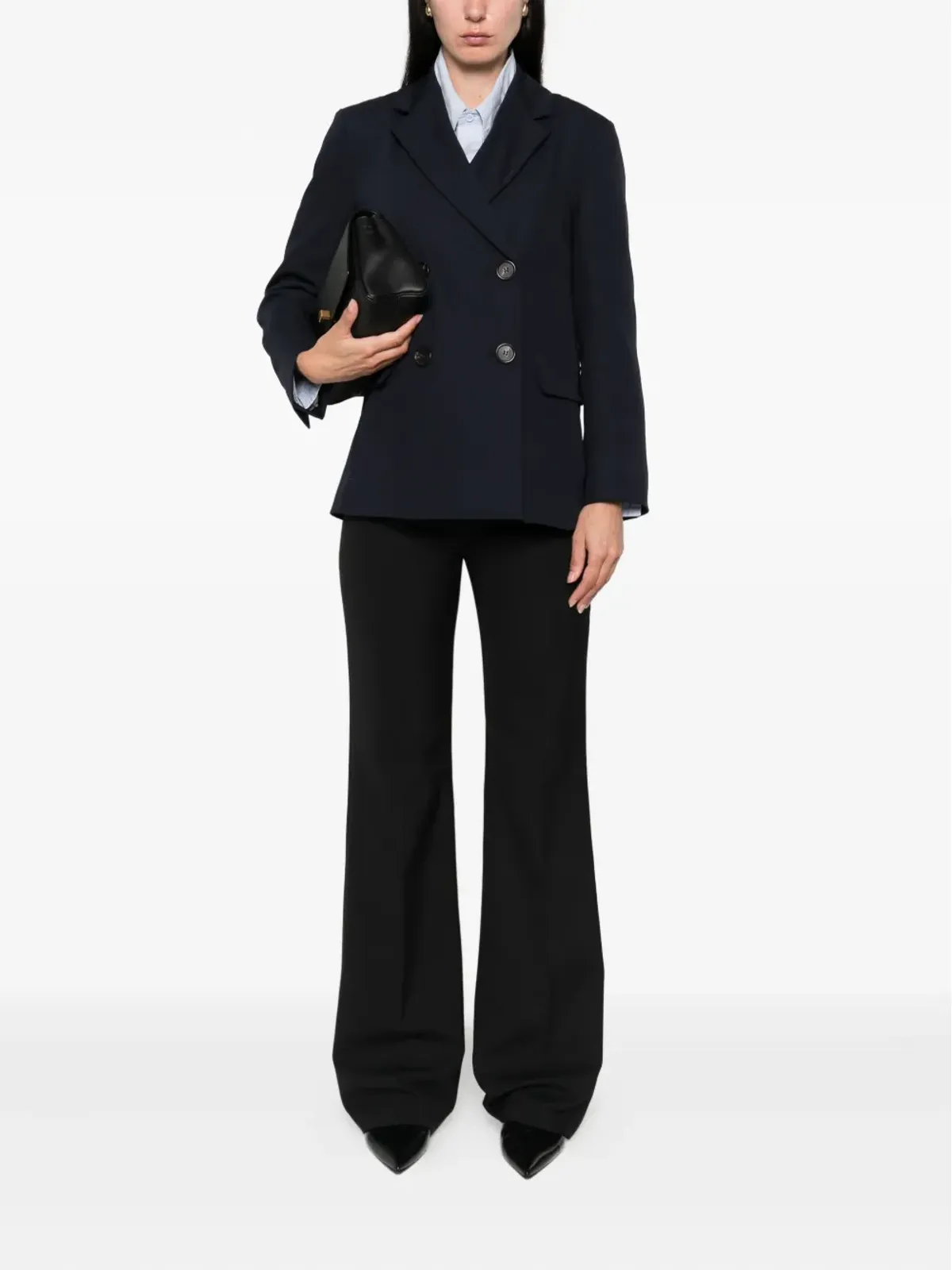S Max Mara ダブルブレストブレザー - 画像2