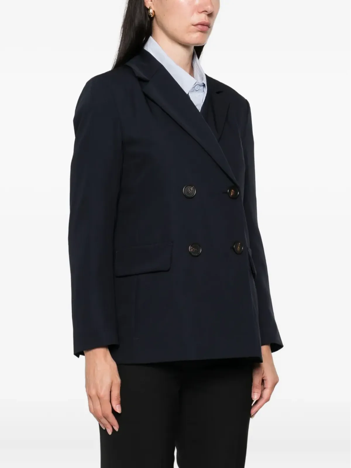 S Max Mara ダブルブレストブレザー - 画像3