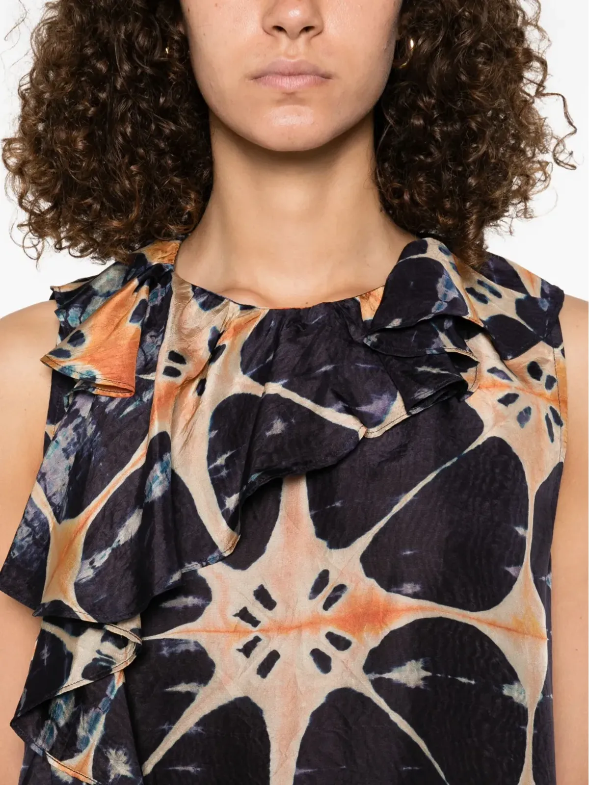 Ulla Johnson 花柄プリントのシルクブラウス - 画像5