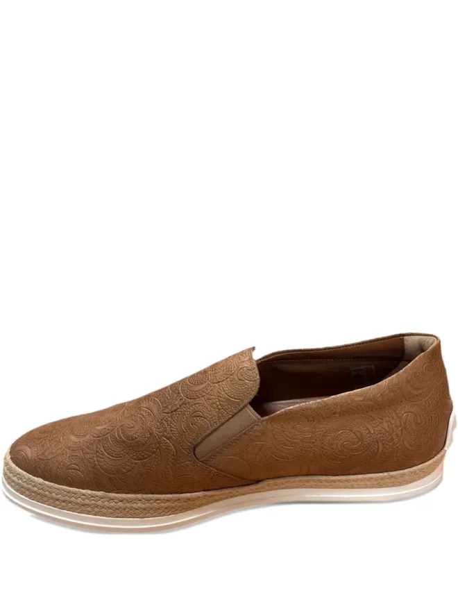 Tod's Tod's パターン柄ローファー - ブラウンの商品画像