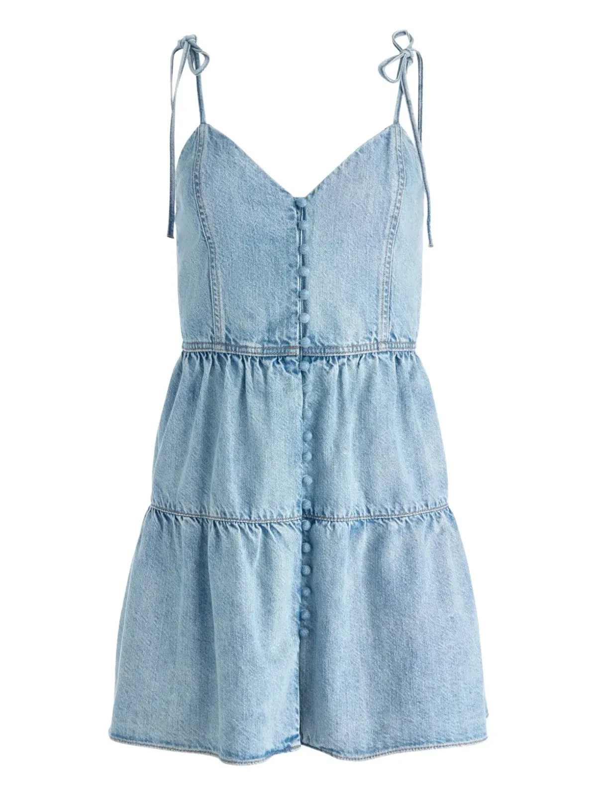 alice + olivia Shanti デニムミニドレス - 画像1