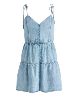 alice + olivia Shanti デニムミニドレス - サムネイル1