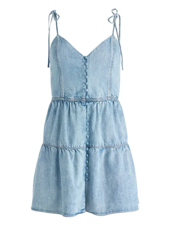 Alice + Olivia alice + olivia Shanti デニムミニドレスの商品画像