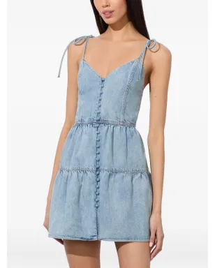 alice + olivia Shanti デニムミニドレス - サムネイル5
