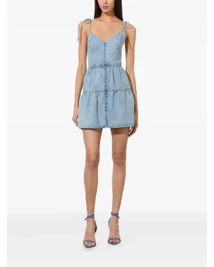 alice + olivia Shanti デニムミニドレス - サムネイル2