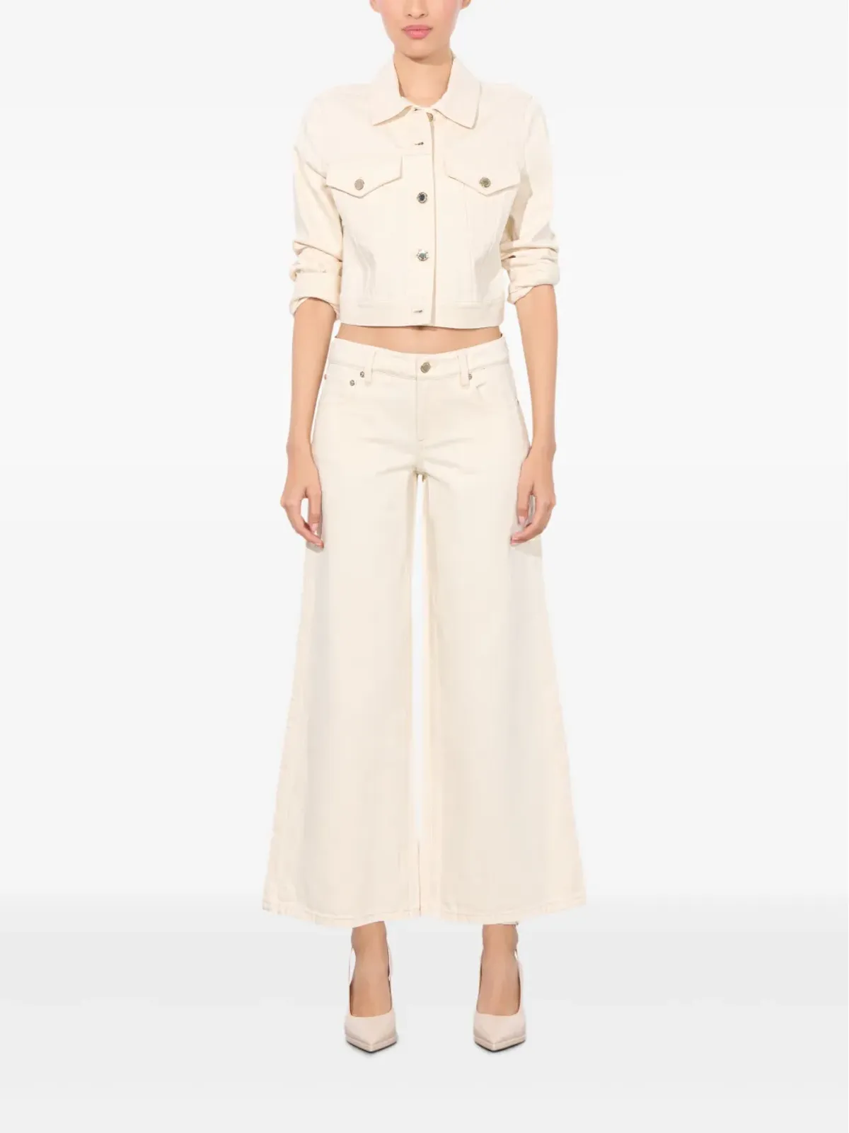 alice + olivia アメージング クロップドジーンズ - 画像2